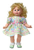 Butterfly print dress for 17" Goodfellow dolls. 