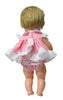 18" Dotted Baby Doll Diaper Set