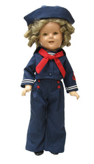 16", 18", 20" Navy Doll Sailor Suit